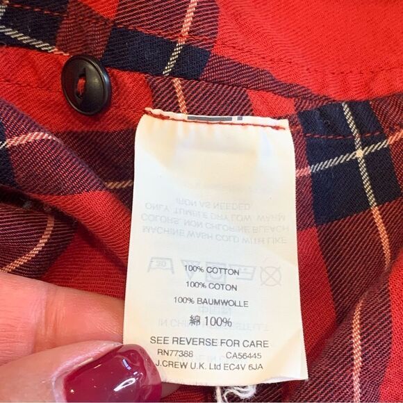 Madewell Central Shirt in Dahl Plaid Size XXS - Picture 10 of 10